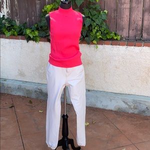 Brand New White Leather Joggers rag&bone